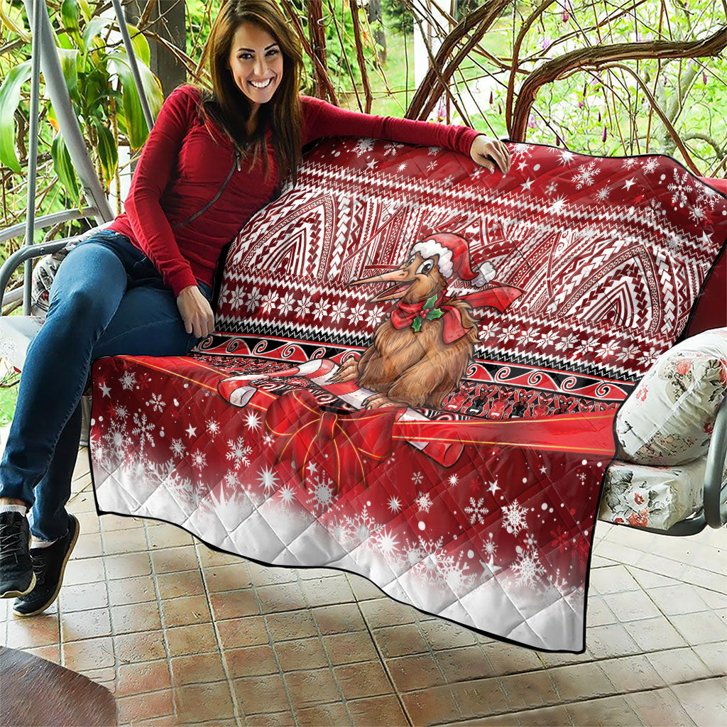 New Zealand Kiwi Bird Christmas Quilt Maori Inspired Knitted Patterns