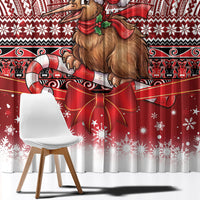 New Zealand Kiwi Bird Christmas Window Curtain Maori Inspired Knitted Patterns