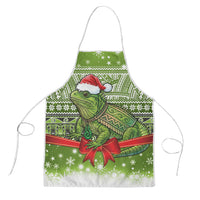 New Zealand Tuatara Christmas Apron Maori Inspired Knitted Patterns