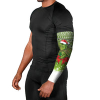 New Zealand Tuatara Christmas Arm Sleeves Maori Inspired Knitted Patterns