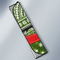 New Zealand Tuatara Christmas Auto Sun Shade Maori Inspired Knitted Patterns