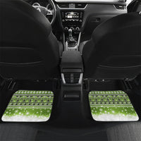 New Zealand Tuatara Christmas Car Mats Maori Inspired Knitted Patterns