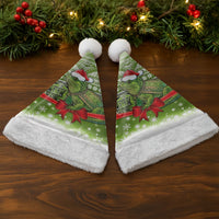 New Zealand Tuatara Christmas Santa Hat Maori Inspired Knitted Patterns LT9 - Polynesian Pride