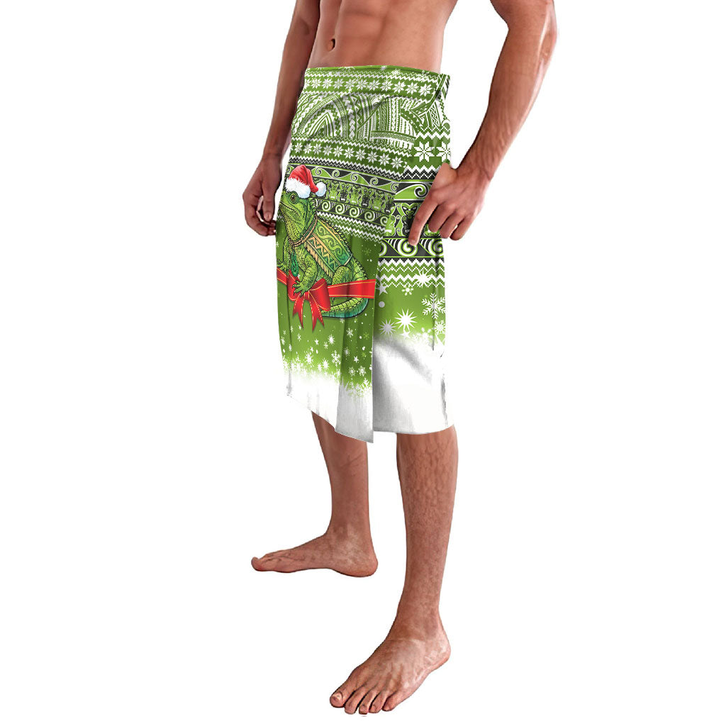 New Zealand Tuatara Christmas Lavalava Maori Inspired Knitted Patterns LT9 - Polynesian Pride