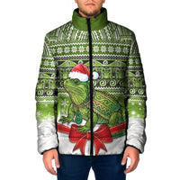 New Zealand Tuatara Christmas Padded Jacket Maori Inspired Knitted Patterns