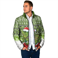 New Zealand Tuatara Christmas Padded Jacket Maori Inspired Knitted Patterns