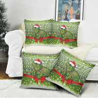 New Zealand Tuatara Christmas Pillow Cover Maori Inspired Knitted Patterns LT9 - Polynesian Pride