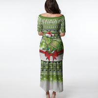 New Zealand Tuatara Christmas Puletasi Maori Inspired Knitted Patterns