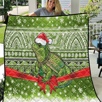 New Zealand Tuatara Christmas Quilt Maori Inspired Knitted Patterns
