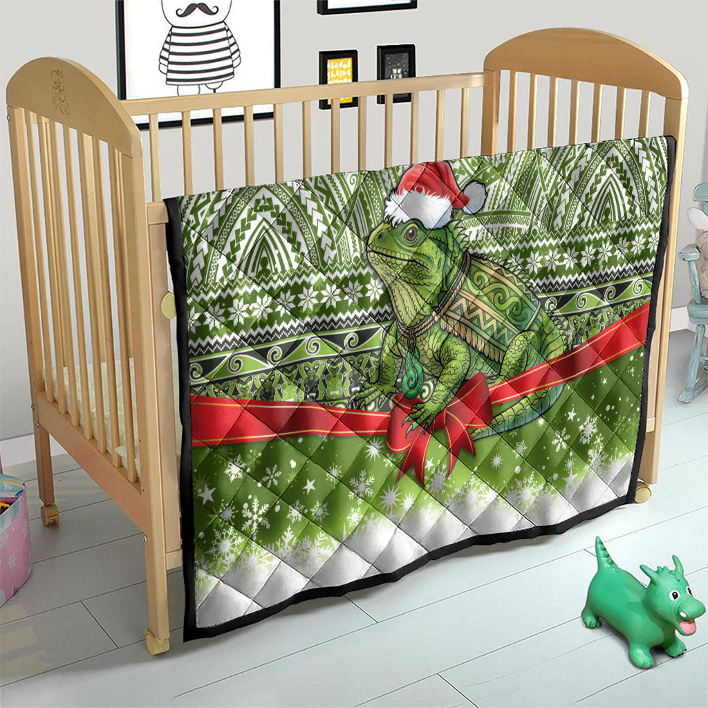 New Zealand Tuatara Christmas Quilt Maori Inspired Knitted Patterns