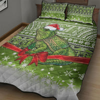 New Zealand Tuatara Christmas Quilt Bed Set Maori Inspired Knitted Patterns