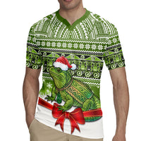 New Zealand Tuatara Christmas Rugby Jersey Maori Inspired Knitted Patterns