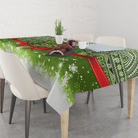 New Zealand Tuatara Christmas Tablecloth Maori Inspired Knitted Patterns