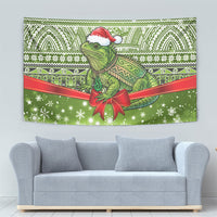 New Zealand Tuatara Christmas Tapestry Maori Inspired Knitted Patterns