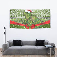 New Zealand Tuatara Christmas Tapestry Maori Inspired Knitted Patterns