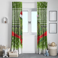 New Zealand Tuatara Christmas Window Curtain Maori Inspired Knitted Patterns