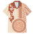 Fiji Tagimoucia Flower With Tapa Tribal Hawaiian Shirt Beige Color LT9 Beige - Polynesian Pride