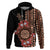 Bula Fiji Tagimoucia Flower Masi Tapa Tribal Hoodie Brown Color LT9 Pullover Hoodie Brown - Polynesian Pride