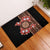 Bula Fiji Tagimoucia Flower Masi Tapa Tribal Rubber Doormat Brown Color LT9 Brown - Polynesian Pride