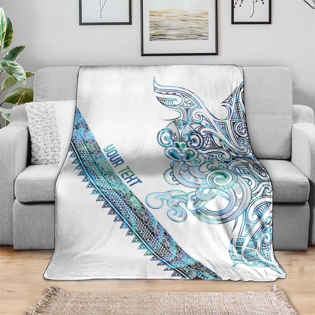 Kahui Whetu Paua shell Kowhaiwhai Taniko Personalised Blanket Taniwha Maori Tribal Style LT9 - Polynesian Pride