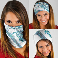 Kahui Whetu Paua shell Kowhaiwhai Taniko Personalised Neck Gaiter Turtle Tattoo Maori Tribal Style LT9 - Polynesian Pride