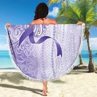 Epilepsy Awareness Beach Blanket Maile Pikake Lokelani Crown Flower Lei Inspired LT9 - Polynesian Pride