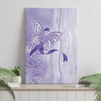 Epilepsy Awareness Canvas Wall Art Maile Pikake Lokelani Crown Flower Lei Inspired LT9 - Polynesian Pride