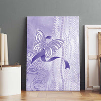 Epilepsy Awareness Canvas Wall Art Maile Pikake Lokelani Crown Flower Lei Inspired LT9 - Polynesian Pride