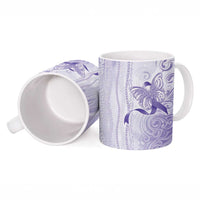 Epilepsy Awareness Ceramic Mug Maile Pikake Lokelani Crown Flower Lei Inspired LT9 - Polynesian Pride