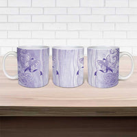 Epilepsy Awareness Ceramic Mug Maile Pikake Lokelani Crown Flower Lei Inspired LT9 - Polynesian Pride