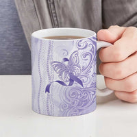 Epilepsy Awareness Ceramic Mug Maile Pikake Lokelani Crown Flower Lei Inspired LT9 - Polynesian Pride