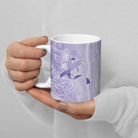 Epilepsy Awareness Ceramic Mug Maile Pikake Lokelani Crown Flower Lei Inspired LT9 - Polynesian Pride