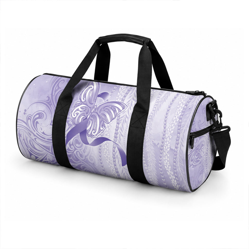 Epilepsy Support Duffle Bag Maile Pikake Lokelani Crown Flower Lei Inspired LT9 - Polynesian Pride