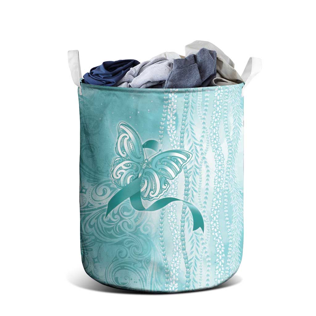 PTSD Awareness Laundry Basket Maile Pikake Lokelani Crown Flower Lei Inspired LT9 - Polynesian Pride