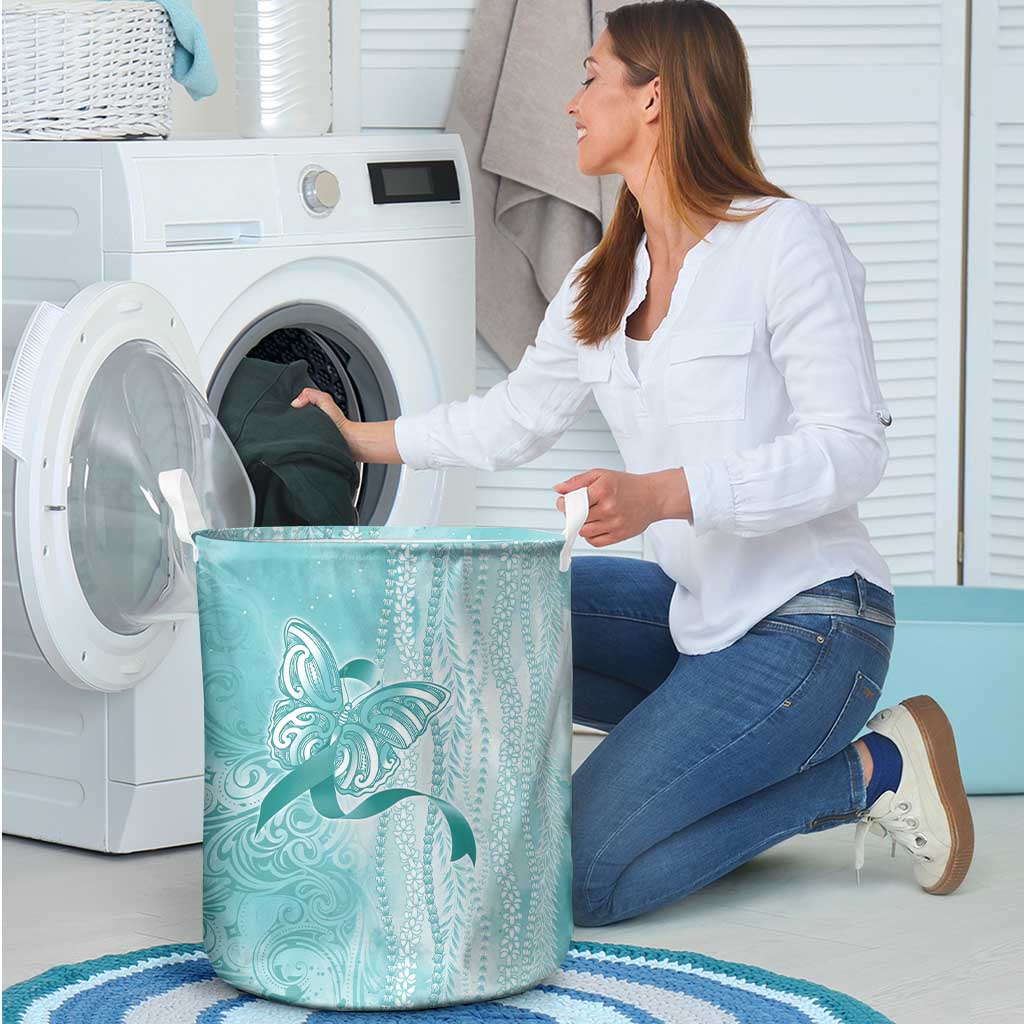 PTSD Awareness Laundry Basket Maile Pikake Lokelani Crown Flower Lei Inspired LT9 - Polynesian Pride