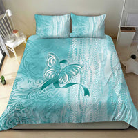 PTSD Awareness Bedding Set Maile Pikake Lokelani Crown Flower Lei Inspired LT9 - Polynesian Pride