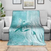 PTSD Awareness Blanket Maile Pikake Lokelani Crown Flower Lei Inspired LT9 - Polynesian Pride