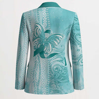 PTSD Awareness Blazer Maile Pikake Lokelani Crown Flower Lei Inspired LT9 - Polynesian Pride
