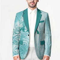 PTSD Awareness Blazer Maile Pikake Lokelani Crown Flower Lei Inspired LT9 - Polynesian Pride
