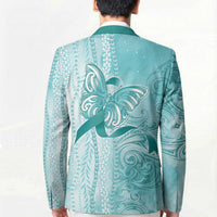 PTSD Awareness Blazer Maile Pikake Lokelani Crown Flower Lei Inspired LT9 - Polynesian Pride