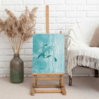 PTSD Awareness Canvas Wall Art Maile Pikake Lokelani Crown Flower Lei Inspired LT9 - Polynesian Pride