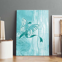 PTSD Awareness Canvas Wall Art Maile Pikake Lokelani Crown Flower Lei Inspired LT9 - Polynesian Pride
