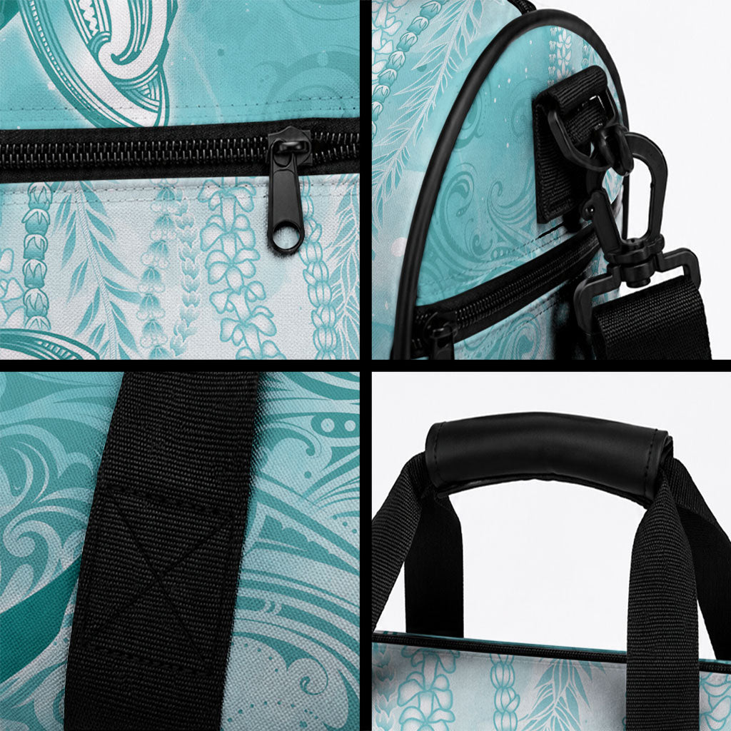 PTSD Support Duffle Bag Maile Pikake Lokelani Crown Flower Lei Inspired LT9 - Polynesian Pride
