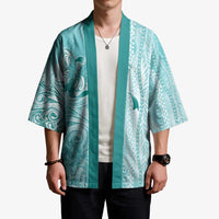 PTSD Awareness Kimono Maile Pikake Lokelani Crown Flower Lei Inspired LT9 - Polynesian Pride