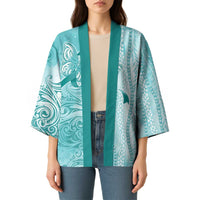 PTSD Awareness Kimono Maile Pikake Lokelani Crown Flower Lei Inspired LT9 - Polynesian Pride