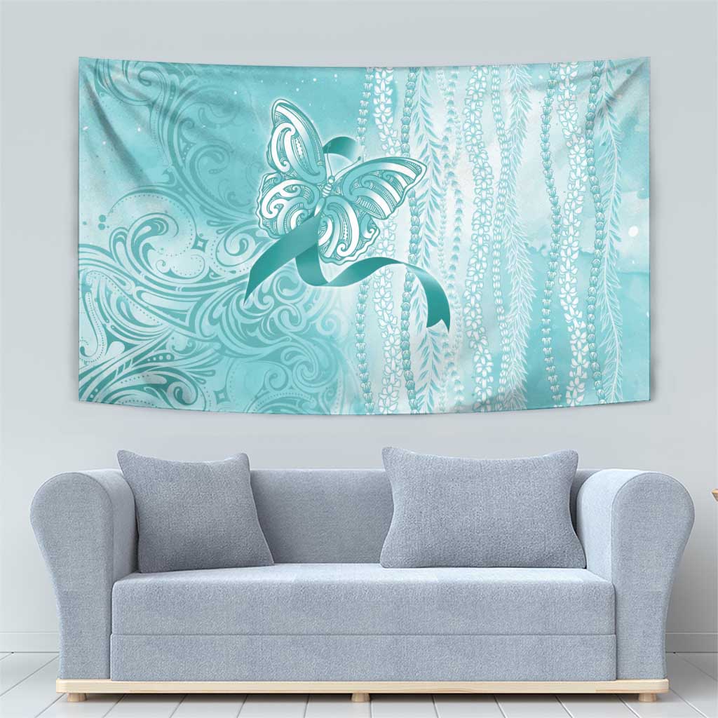 PTSD Awareness Tapestry Maile Pikake Lokelani Crown Flower Lei Inspired LT9 - Polynesian Pride