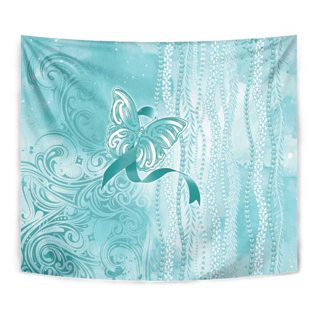 PTSD Awareness Tapestry Maile Pikake Lokelani Crown Flower Lei Inspired LT9 - Polynesian Pride