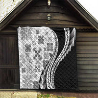 Black Hawaiian Quilt Pattern Quilt Mixed Polynesian Tribal Arty LT9 - Polynesian Pride