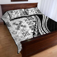 Black Hawaiian Quilt Pattern Quilt Bed Set Mixed Polynesian Tribal Arty LT9 - Polynesian Pride