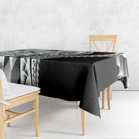 Black Hawaiian Quilt Pattern Tablecloth Mixed Polynesian Tribal Arty LT9 - Polynesian Pride